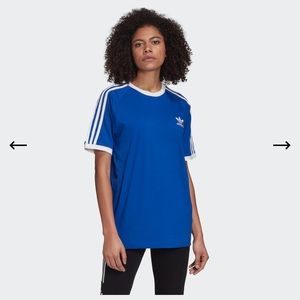 Blue Adidias shirt